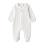 Tutina Intera Con Piede Neonato Bianco 3F671/112 corredino e abbigliamento neonato | NANU' BABY