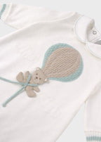 Tutina Jersey Mongolfiera Verde EK5014V corredino e abbigliamento neonato | NANU' BABY