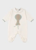 Tutina Jersey Mongolfiera Verde EK5014V corredino e abbigliamento neonato | NANU' BABY