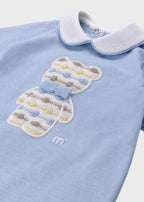 Tutina Jersey Teddy Cielo EK5214/C corredino e abbigliamento neonato | NANU' BABY
