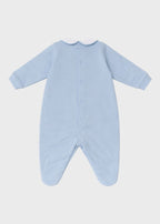 Tutina Jersey Teddy Cielo EK5214/C corredino e abbigliamento neonato | NANU' BABY