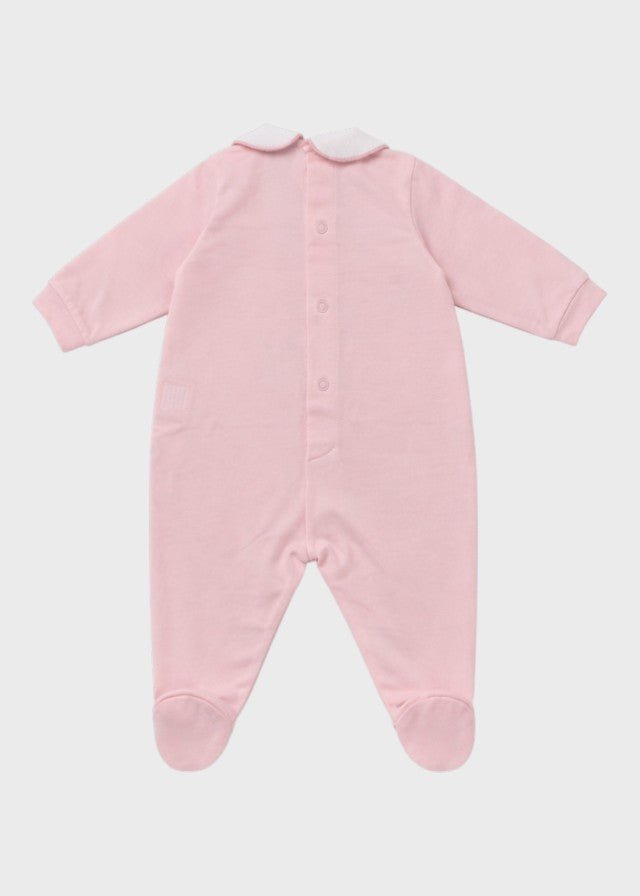Tutina Jersey Teddy Rosa EK5214/R corredino e abbigliamento neonato | NANU' BABY