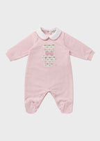 Tutina Jersey Teddy Rosa EK5214/R corredino e abbigliamento neonato | NANU' BABY