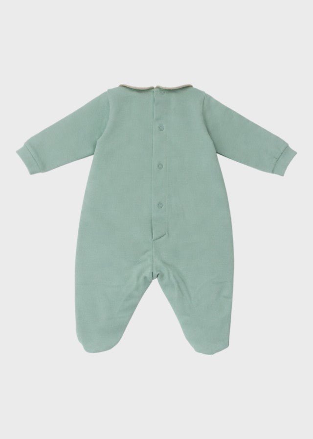 Tutina Jersey Teddy Verde EK5214/V corredino e abbigliamento neonato | NANU' BABY