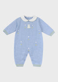 Tutina Lunga Pois Nocciolina Cielo EK5610 corredino e abbigliamento neonato | NANU' BABY
