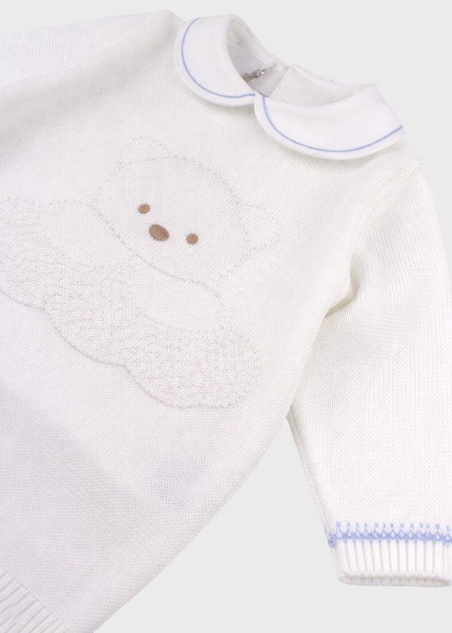 Tutina Lunga Teddy Cielo EK5710/C corredino e abbigliamento neonato | NANU' BABY