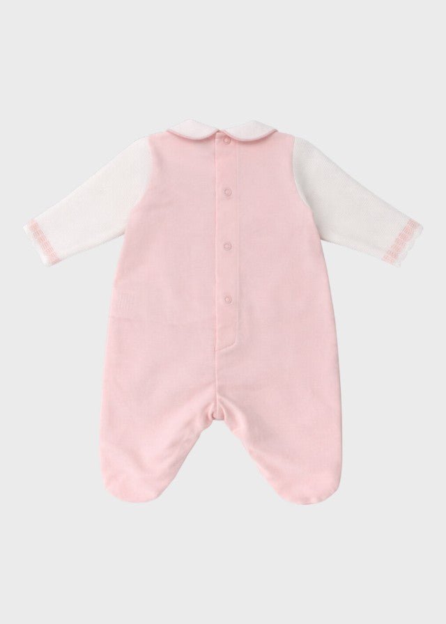 Tutina Margherite Corpetto Rosa EK2514/R corredino e abbigliamento neonato | NANU' BABY