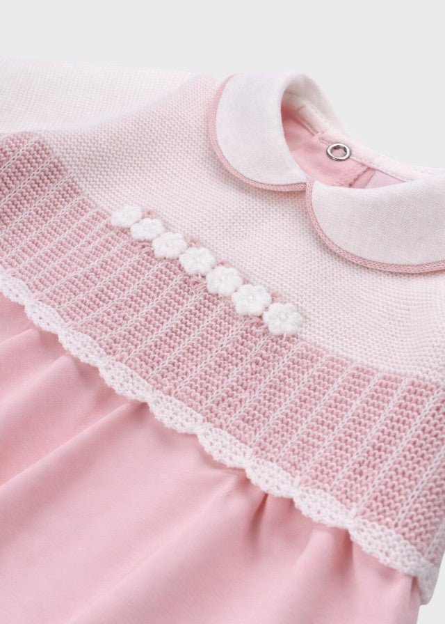Tutina Margherite Corpetto Rosa EK2514/R corredino e abbigliamento neonato | NANU' BABY
