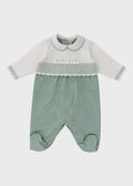 Tutina Margherite Corpetto Verde EK2514/V corredino e abbigliamento neonato | NANU' BABY