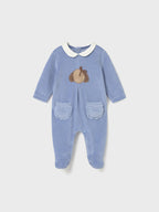 Tutina Neonata AZZURRO 2702/86 corredino e abbigliamento neonato | NANU' BABY