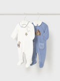Tutina Neonata AZZURRO 2702/86 corredino e abbigliamento neonato | NANU' BABY