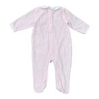 Tutina Neonata Ciniglia Rosa - BABIDU' 12906/R corredino e abbigliamento neonato | NANU' BABY