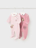 Tutina Neonata Rosa 2702/88 corredino e abbigliamento neonato | NANU' BABY