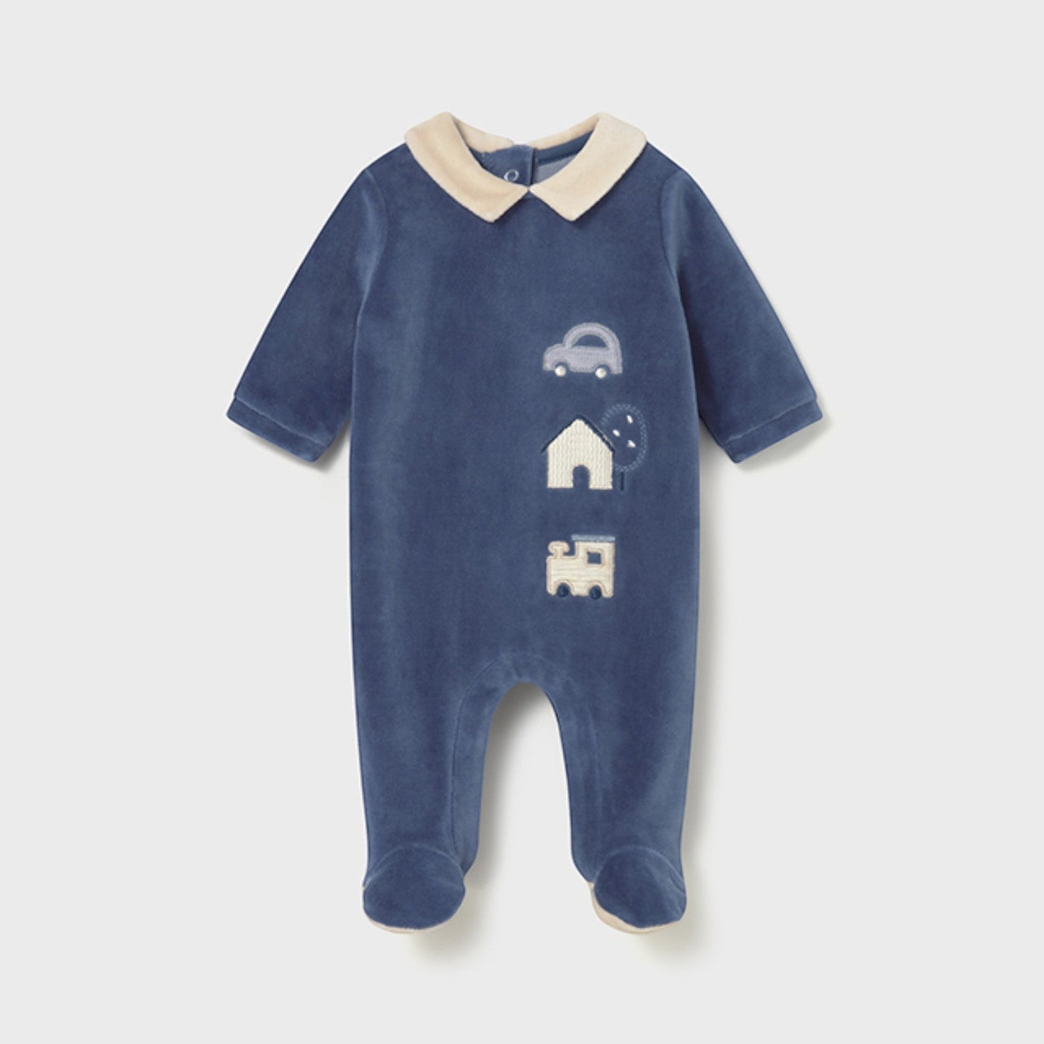 Tutina Neonato AZZURRO 2716/46 corredino e abbigliamento neonato | NANU' BABY