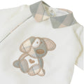 Tutina Neonato Ciniglia Bianco SARTORIA DEI PICCOLI (cod. LTB1112) corredino e abbigliamento neonato | NANU' BABY