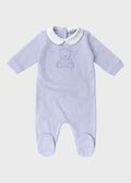Tutina Neonato Jersey Ricamo Cielo C63007 - C - A corredino e abbigliamento neonato | NANU' BABY