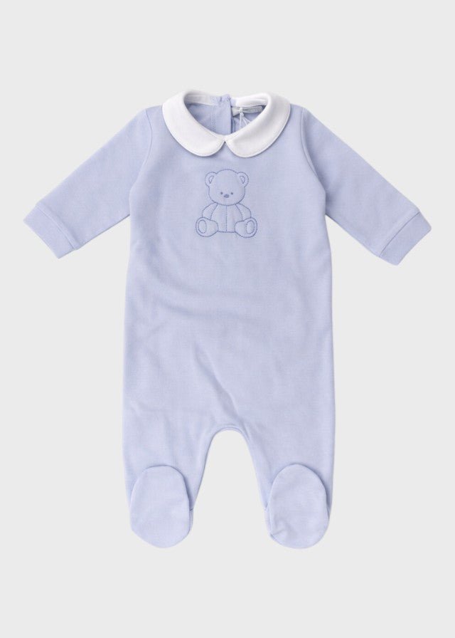 Tutina Neonato Jersey Ricamo Cielo C63007 - C - A corredino e abbigliamento neonato | NANU' BABY