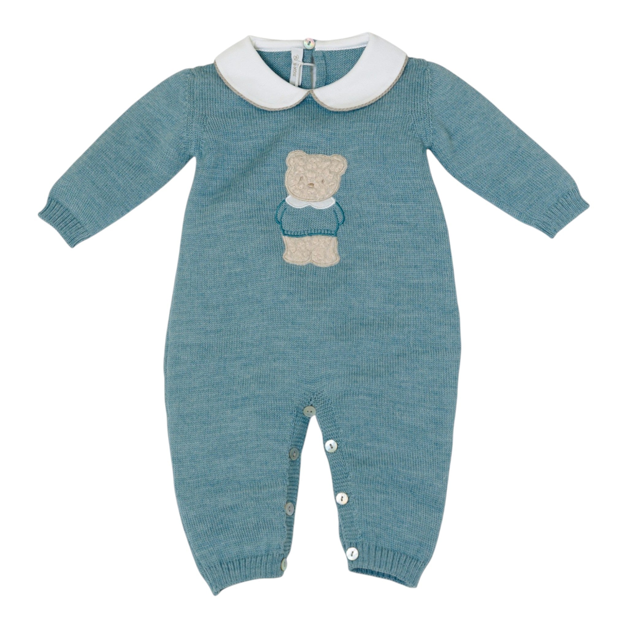 Tutina Orsetto Pura Lana BABY LORD ORSETTO 334/E corredino e abbigliamento neonato | NANU' BABY
