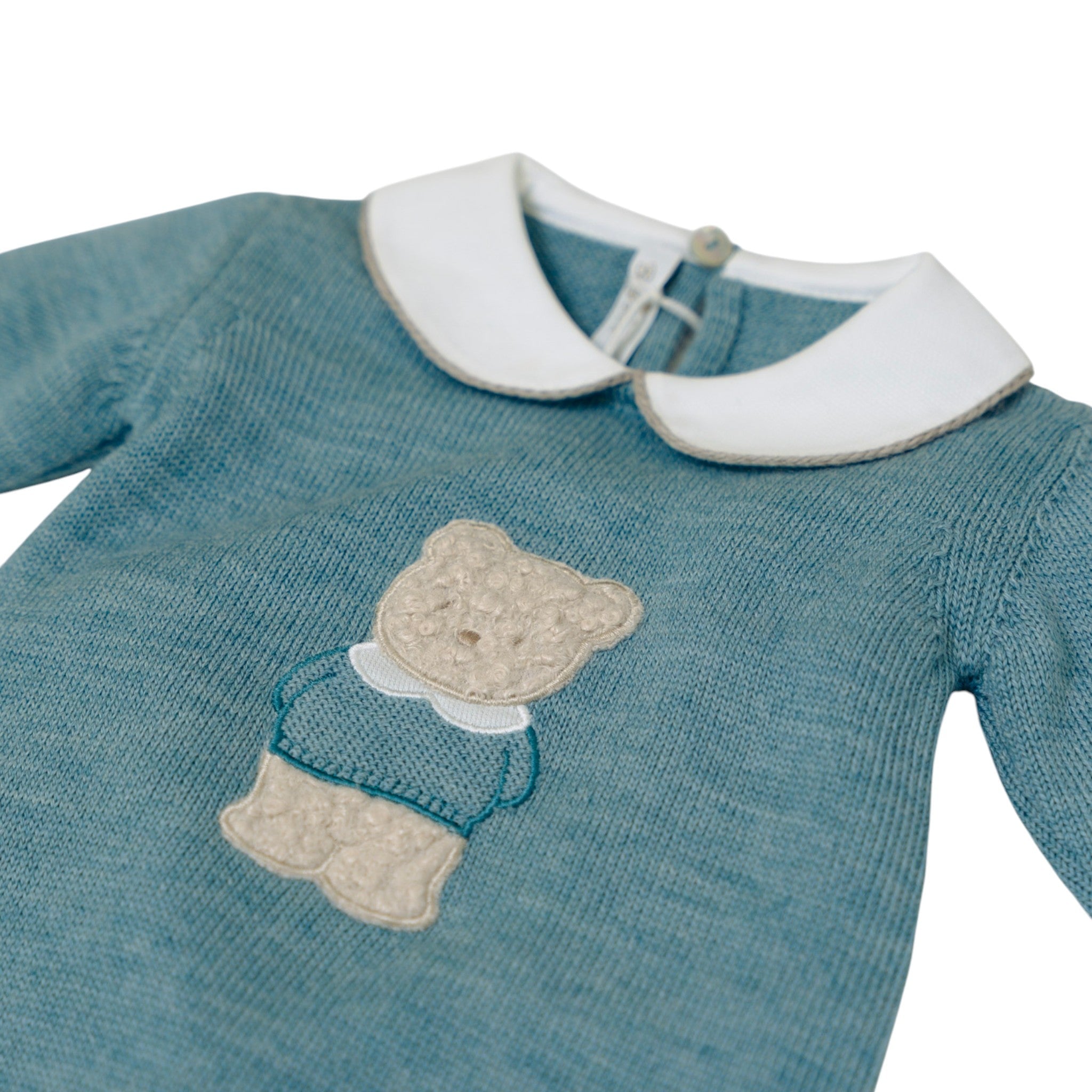 Tutina Orsetto Pura Lana BABY LORD ORSETTO 334/E corredino e abbigliamento neonato | NANU' BABY