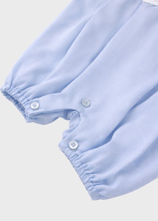 Tutina Pagliacetto Punto Smock EK6521/C corredino e abbigliamento neonato | NANU' BABY