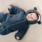 Tutina Teddy Bimbo Blu CL25094007 corredino e abbigliamento neonato | NANU' BABY