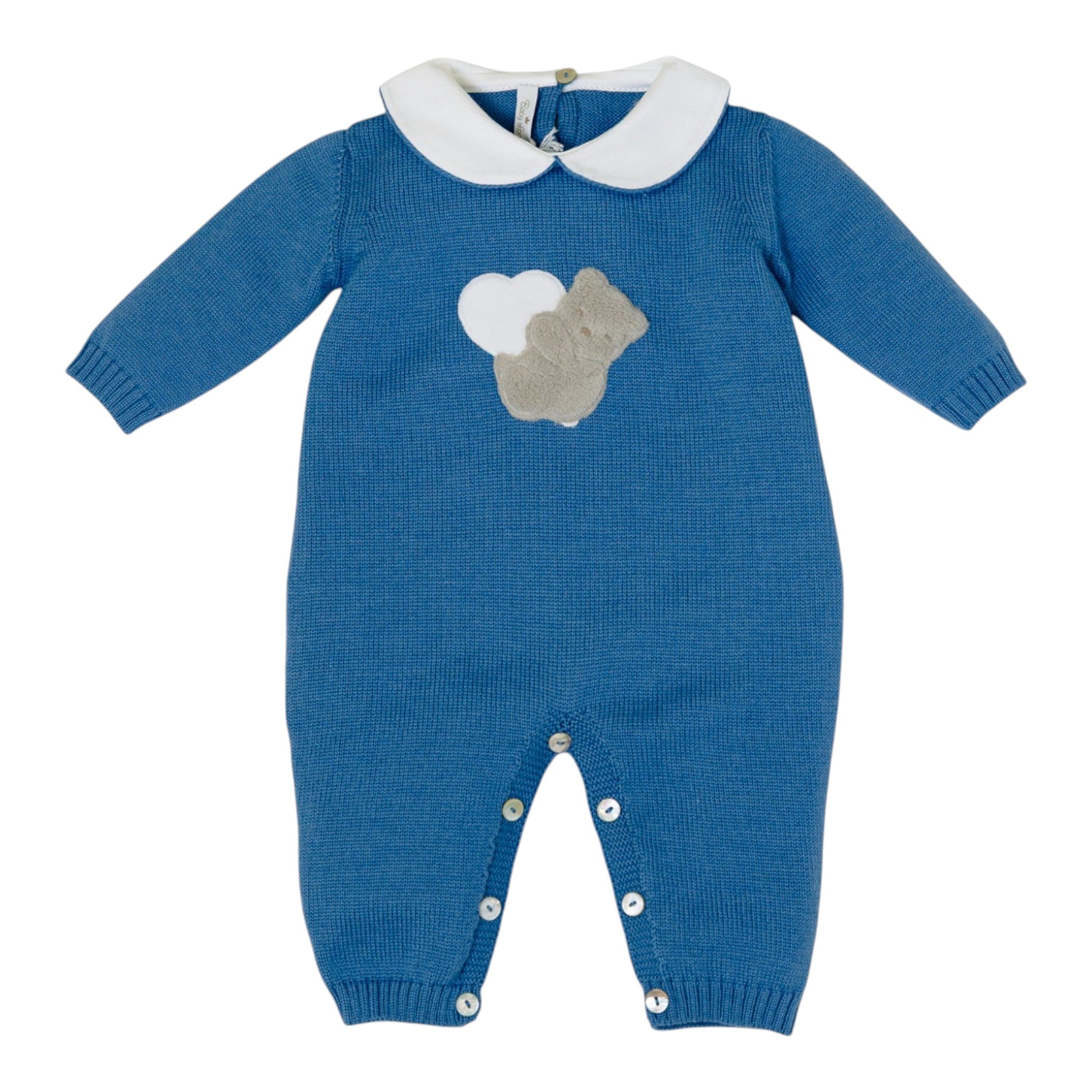 Tutina Teddy Love Neonato BLU TEDDY LOVE 334/I corredino e abbigliamento neonato | NANU' BABY