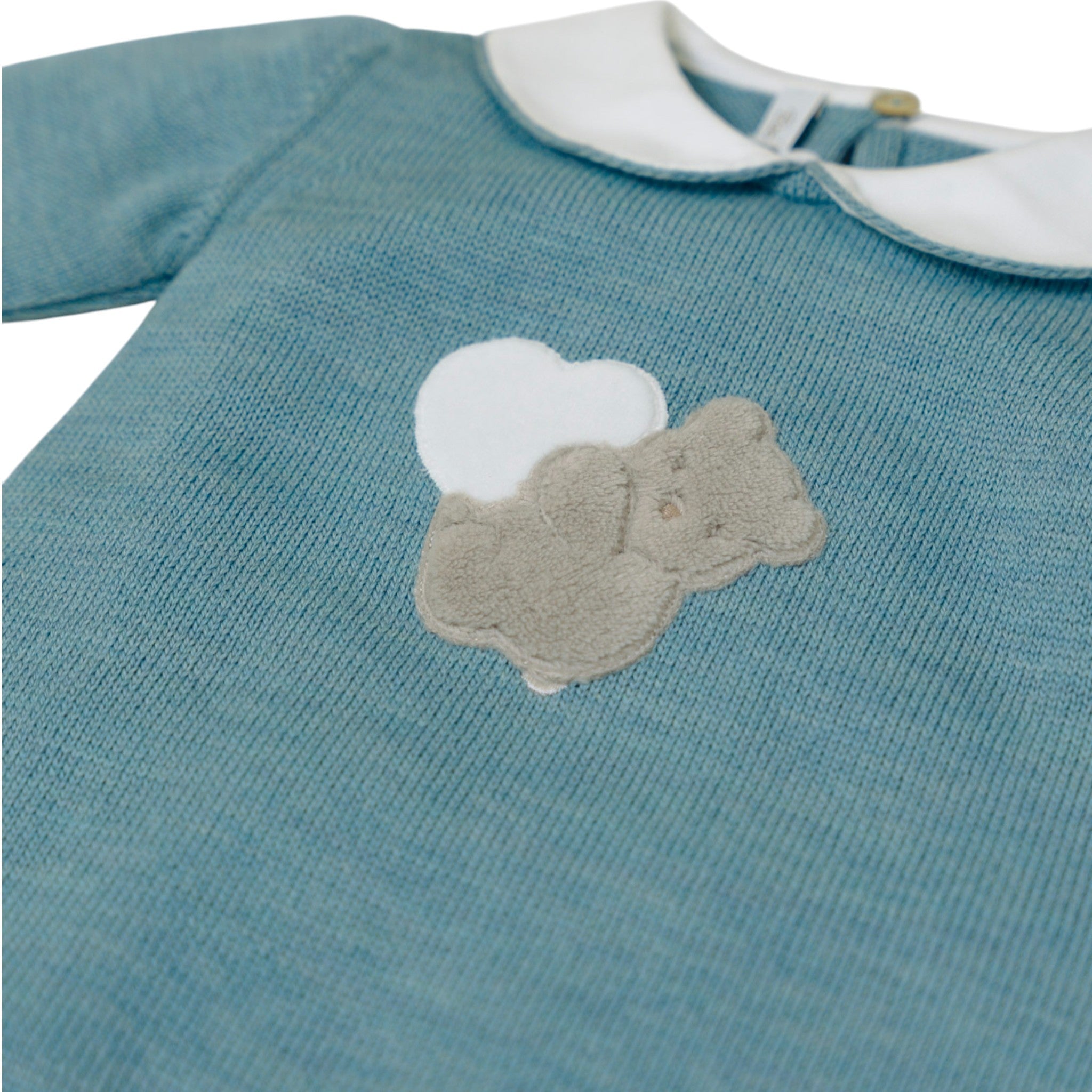 Tutina Teddy Love Neonato VERDE TEDDY LOVE 334 corredino e abbigliamento neonato | NANU' BABY