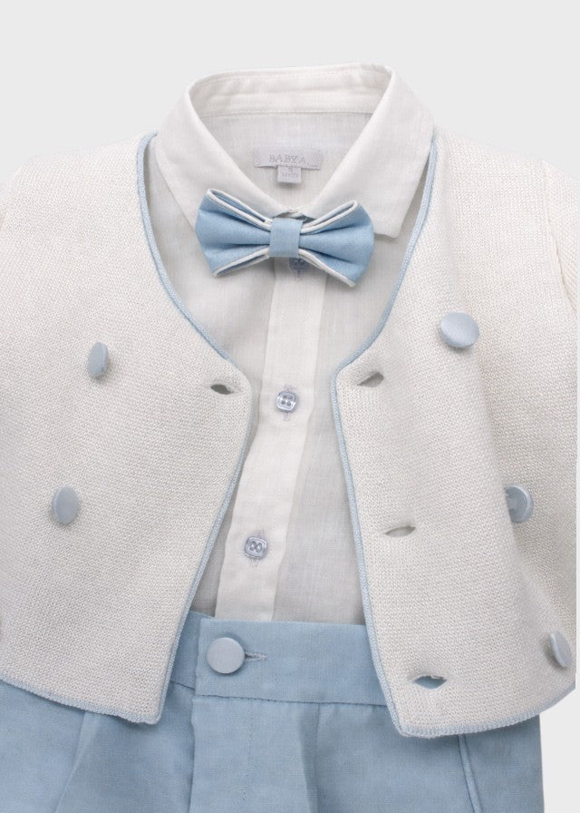 Elegant Ceremony Suit Sky Blue G3442/1001
