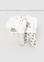 Bipack Leggings Blouse Beige 1760/BE