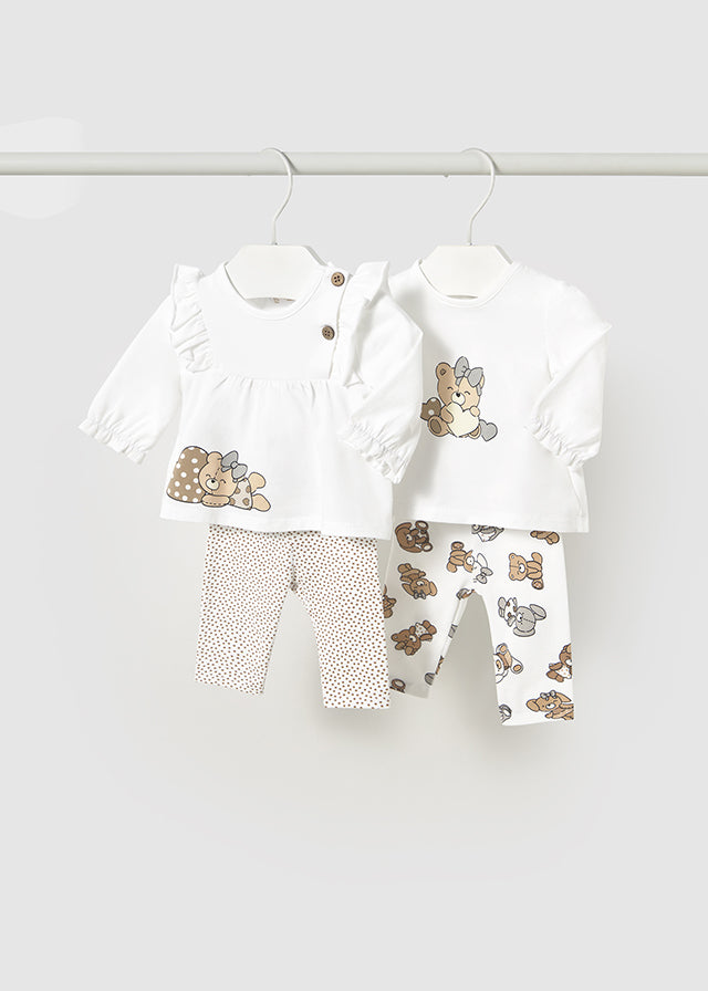 Bipack Leggings Blouse Beige 1760/BE