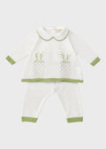 White Cotton Birth Set 7567