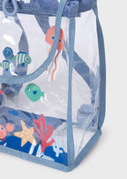 Zaino Spiaggia PVC Turchese 9088/54 corredino e abbigliamento neonato | NANU' BABY