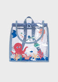 Zaino Spiaggia PVC Turchese 9088/54 corredino e abbigliamento neonato | NANU' BABY