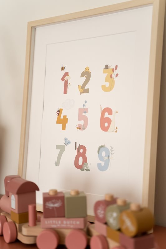Poster Little Goose ABC Rosa - A3 Rosa PW10710750 corredino e abbigliamento neonato | NANU' BABY