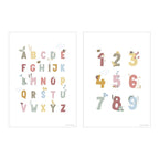 Poster Little Goose ABC Rosa - A3 Rosa PW10710750 corredino e abbigliamento neonato | NANU' BABY