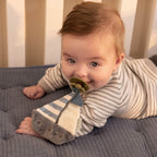 Reggiciuccio in stoffa BLU LD8618 corredino e abbigliamento neonato | NANU' BABY