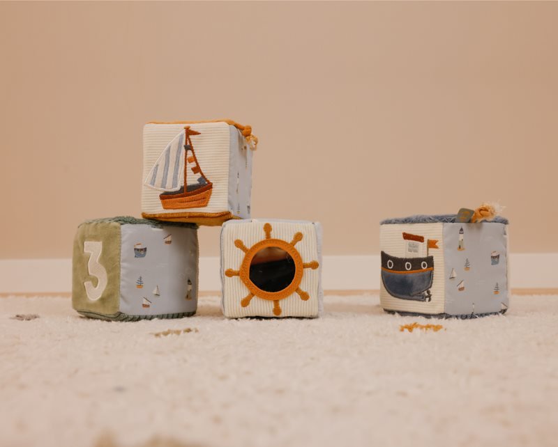 Set di cubi morbidi Sailors Bay MULTICOLORE LD8616 corredino e abbigliamento neonato | NANU' BABY